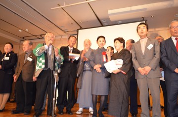 恒例の「ふるさと」合唱