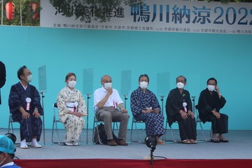 開会式には森正彦連合会会長(写真左)が出席